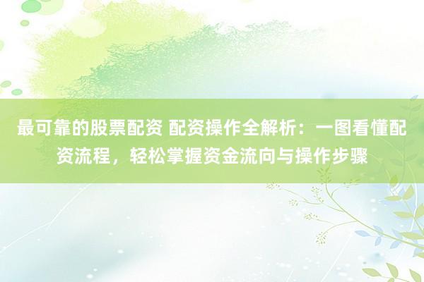 最可靠的股票配资 配资操作全解析:一图看懂配资流程,轻松掌握资金流向与操作步骤
